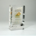 Lucite  Embedment and Entrapment Award (3 1/2" x 6" x 1 1/2")